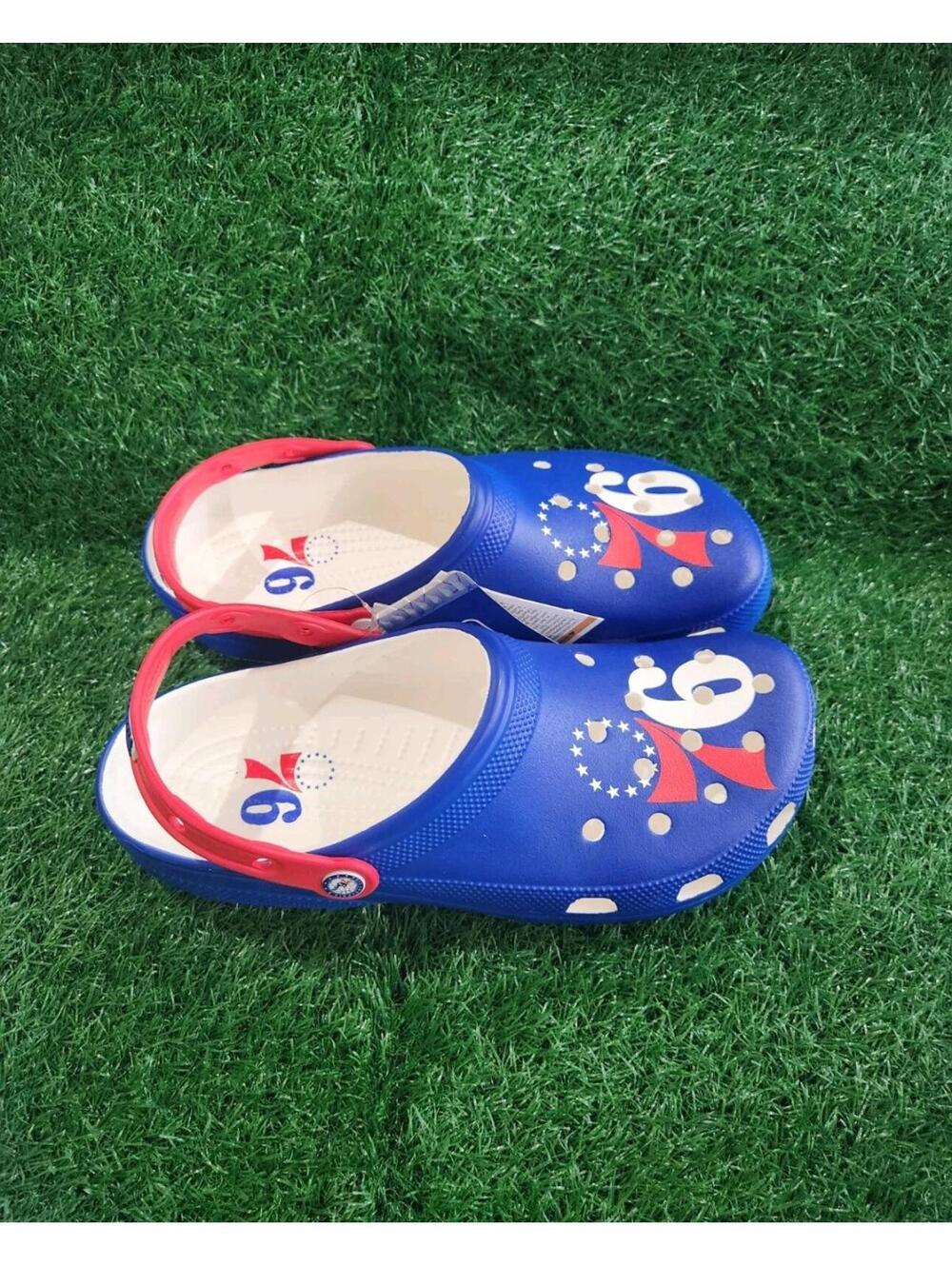 Crocs NBA 76ers clog NWT size 8 men's or 10 women's